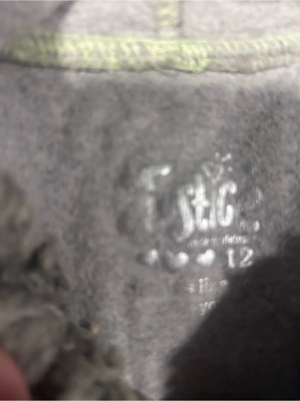 Justice Gray Cheetah Leopard Sherpa Lined Love Zip Up Hoodie 12